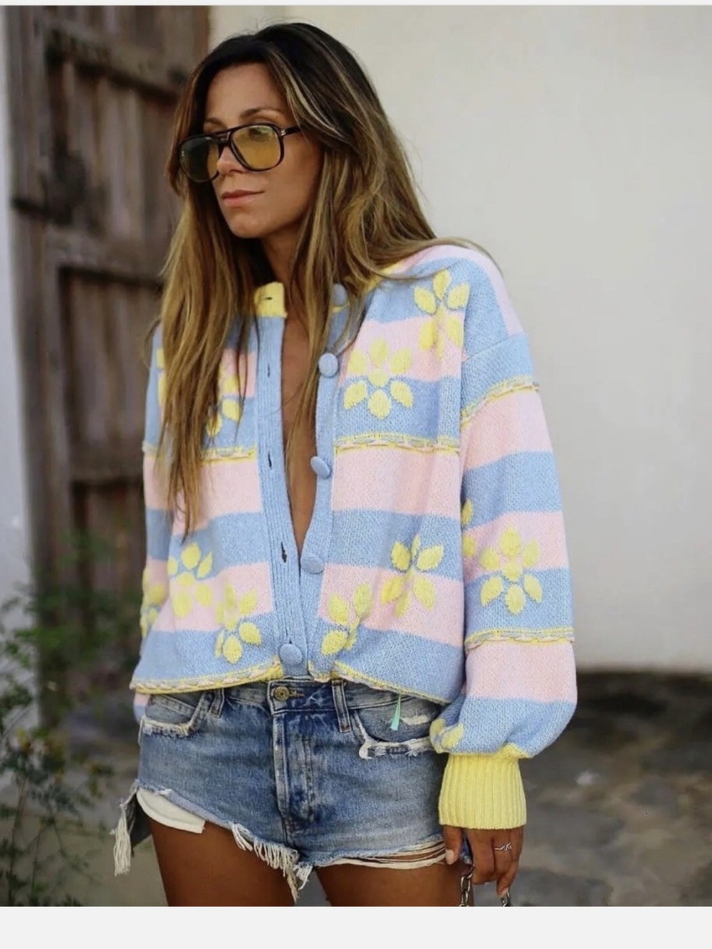 Zara Viral Blogger’s Choice Pastel Knit Cardigan- NWT